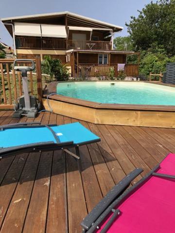 Apartament Gite Manguier Bouillante Zewnętrze zdjęcie